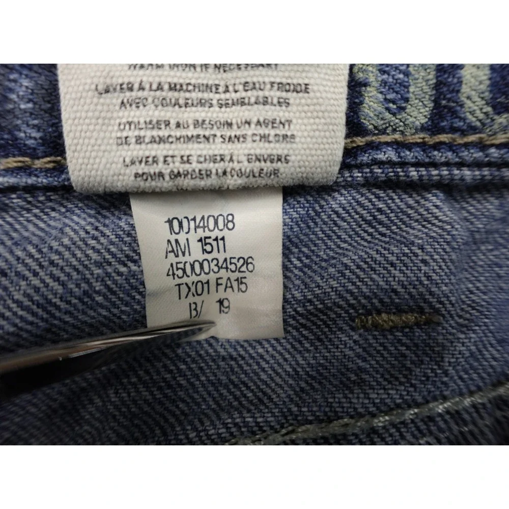 Ariat Bootcut Jeans Mens 36x30 Blue Good Heavy Stitching Western Denim - Picture 10 of 14